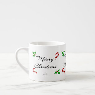Tasse expresso Vœux de Noël