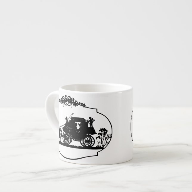 Tasse Expresso Voyage de transport avec vêtements et cadeaux cupi (Devant gauche)