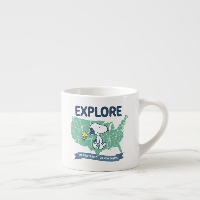 Tasse Expresso Voyage sur route | Explorez les cacahuètes (Droite)