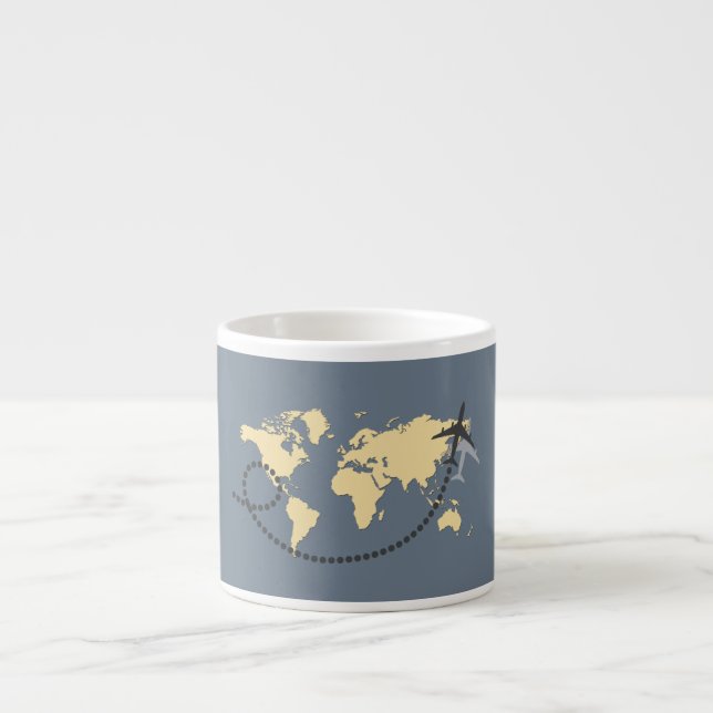 Tasse Expresso Voyons l'illustration du monde (Devant)