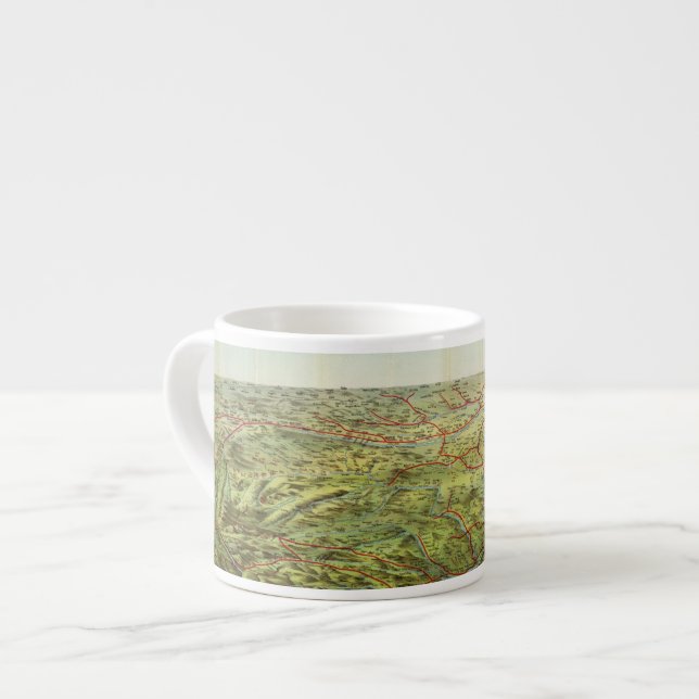 Tasse Expresso Vue Grandes Plaines de Birdseyes (Devant gauche)