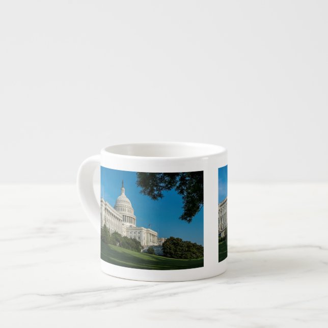 Tasse Expresso Vue occidentale de bâtiment de capitol (Devant gauche)