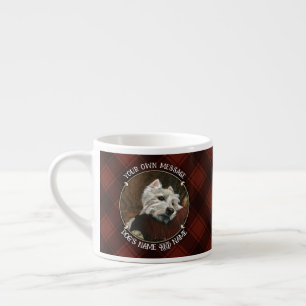 Tasse Expresso Westie sur canapé