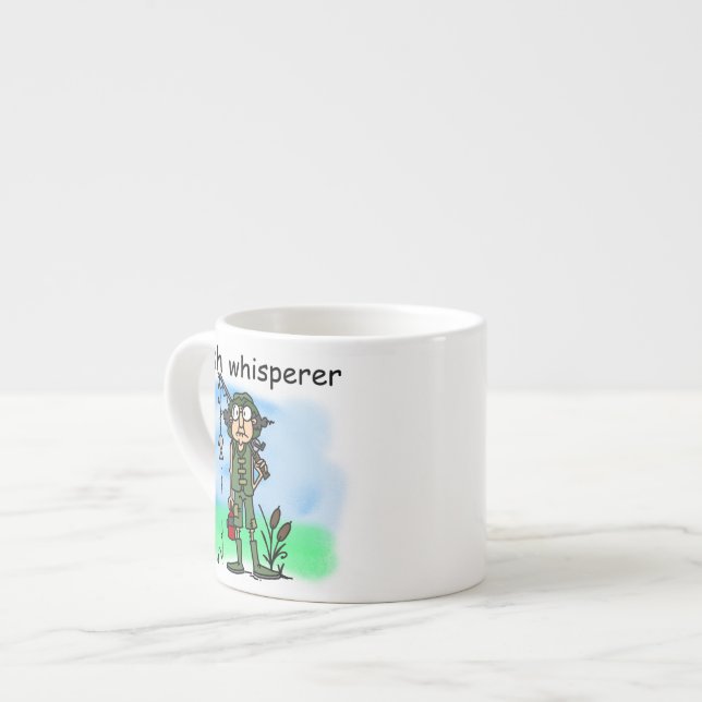 Tasse Expresso Whisperer de poissons (Devant gauche)