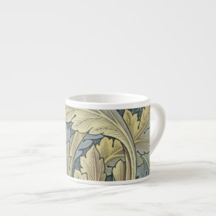 Tasse Expresso William Morris Acanthus Feuille Floral Art Nouveau
