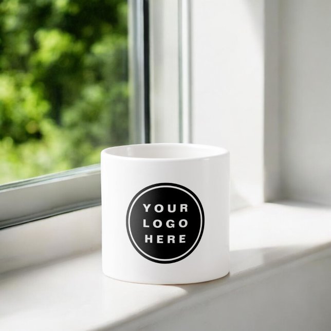 Tasse Expresso Your Business Logo Promoteur Business Company (Créateur téléchargé)