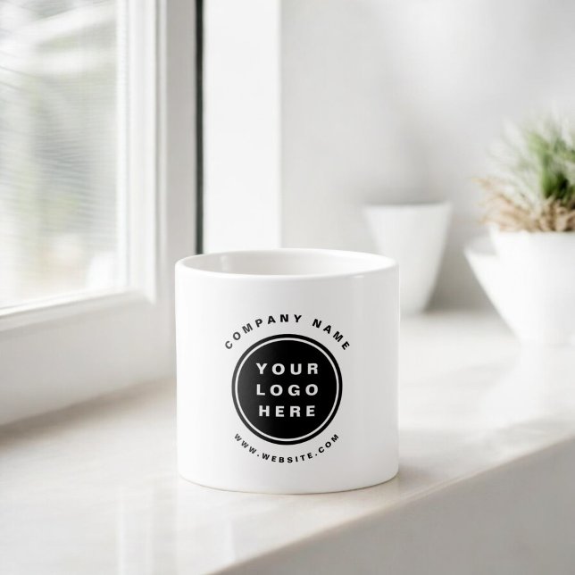 Tasse Expresso Your Business Logo Promoteur Business Company (Créateur téléchargé)