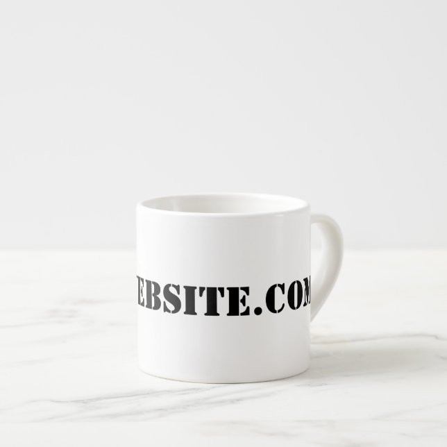 Tasse Expresso YourWebSite.com (Devant droit)