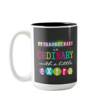 Tasse extraordinaire de tableau de citation de