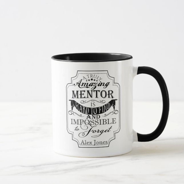 Tasse extraordinaire personnalisez mentor merci cadeau (Droite)
