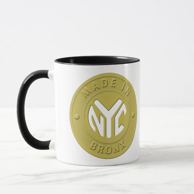 Tasse Fabriqué À New York Bronx (Gauche)