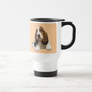 Tasse fabuleuse de voyage de visage de Basset