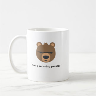Tasse fâchée d'ours