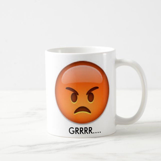 Tasse fâchée et heureuse d'Emoji ! (Droite)