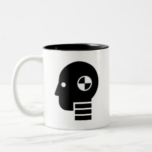 Tasse factice de pictogramme d'essai d'accident