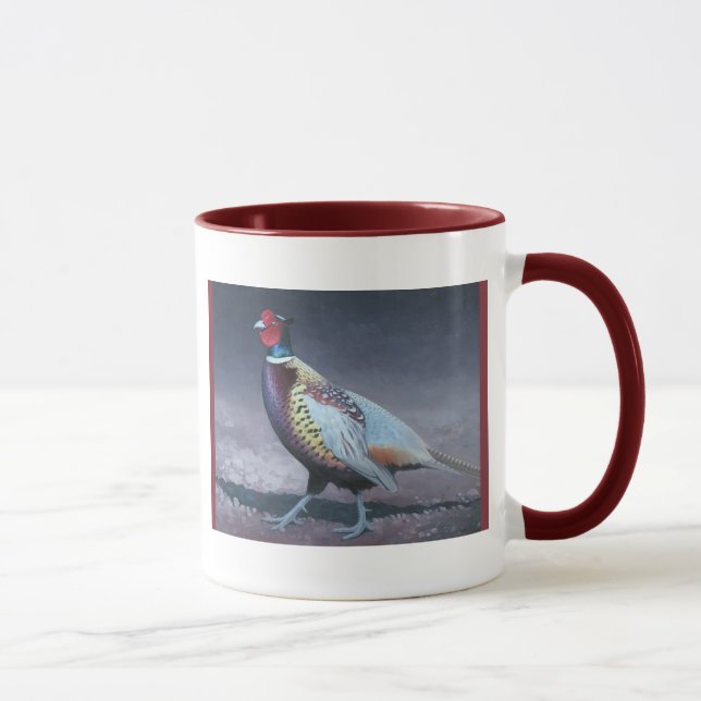 Tasse Faisan de cou d'anneau (Droite)