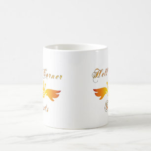 Tasse faisante le coin des anges de l'enfer