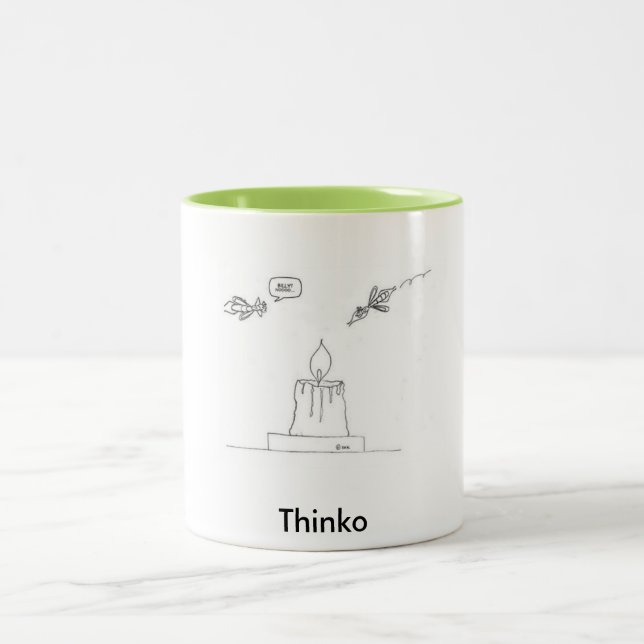 Tasse faite sur commande avec l'image et le texte (Centre)