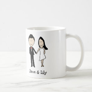 Tasse faite sur commande de bande dessinée par