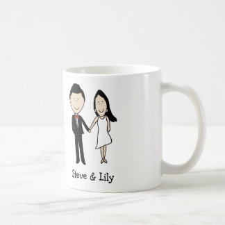 Tasse faite sur commande de bande dessinée par