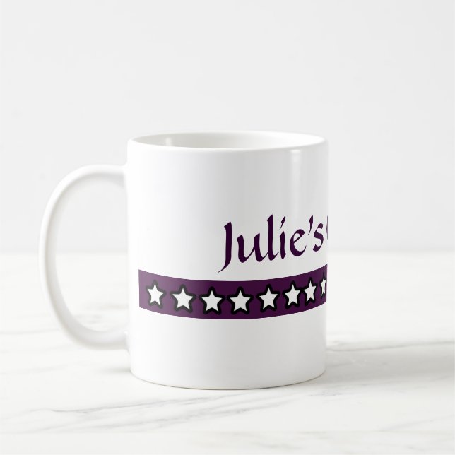 Tasse faite sur commande de Julie de thé (Gauche)