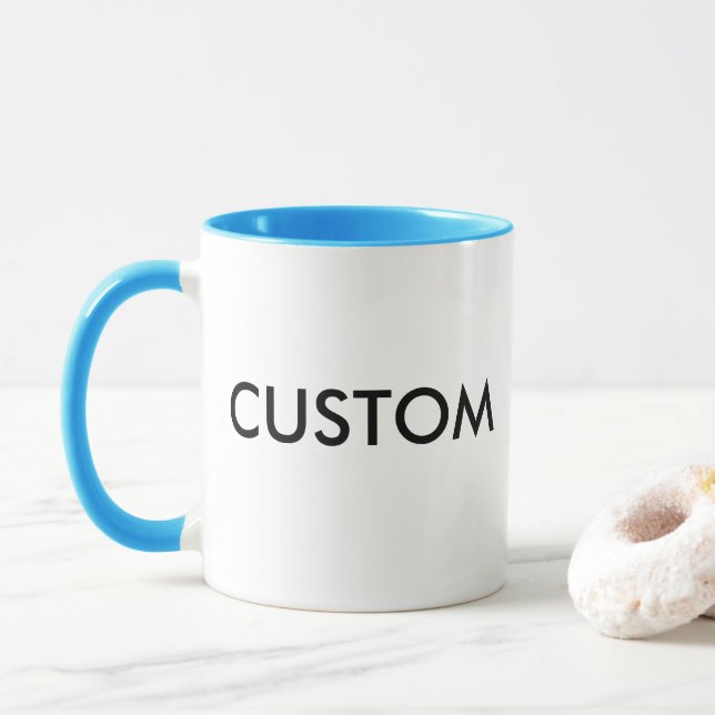 Tasse faite sur commande de la sonnerie 11oz - (Avec donut)