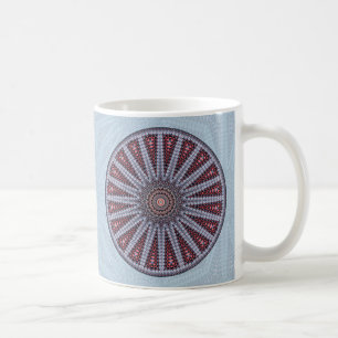 Tasse faite sur commande de mandala d'achèvement