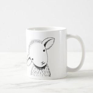 Tasse faite sur commande de moutons de bébé de
