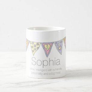 Tasse faite sur commande de nom et de