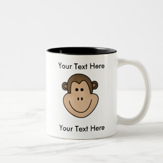 Tasse faite sur commande de singe -