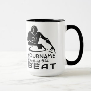 Tasse faite sur commande du DJ - choisissez le