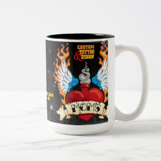 TASSE faite sur commande du tatouage de la MAMAN