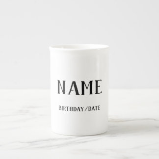 Tasse faite sur commande personnalisée
