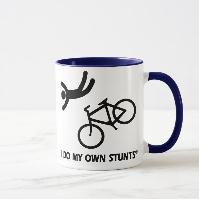 Tasse Faites du vélo mes propres cascades (Droite)