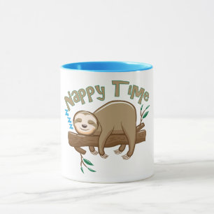 Tasse Famille de Paresseux Bébé