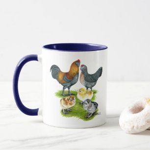 Tasse Famille de poules Ameraucana