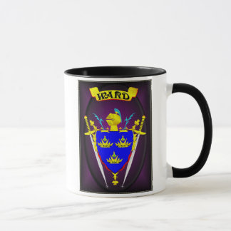TASSE FAMILLE IRLANDAISE SHIELD/CREST HÉRALDIQUE DE
