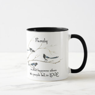 Tasse Famille quand 2 personnes tombent dans l'amour Cit