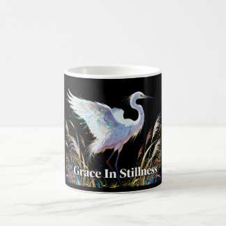 Tasse fantaisie "Grâce dans la quiétude" avec un a