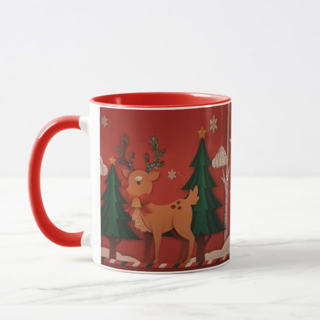 Tasse faon de Noël (Gauche)