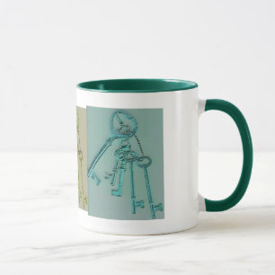Tasse Fausses clés colorées