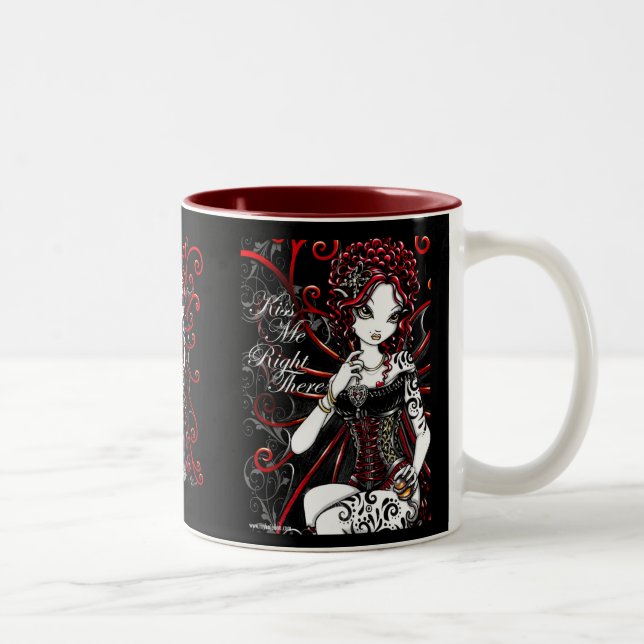 Tasse féerique de jour de Valentines de Sasha (Droit)