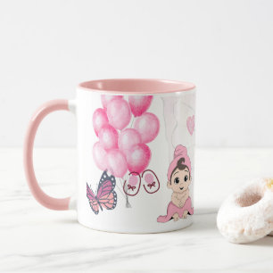 Tasse Félicitations C'est une Bébé Fille