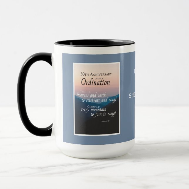 Tasse Félicitations pour le 30e anniversaire de l'ordina (Gauche)