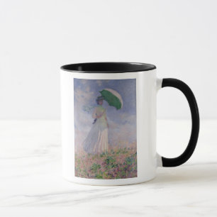 Tasse Femme de Claude Monet   avec un parasol tourné à