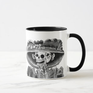 Tasse Femme de squelette qui rit
