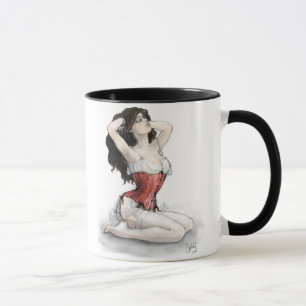 Tasse Femme en Corse Rouge