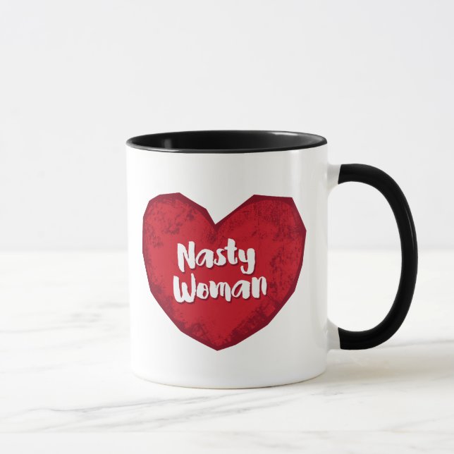Tasse Femme nasse sur le coeur de Grunge (Droite)