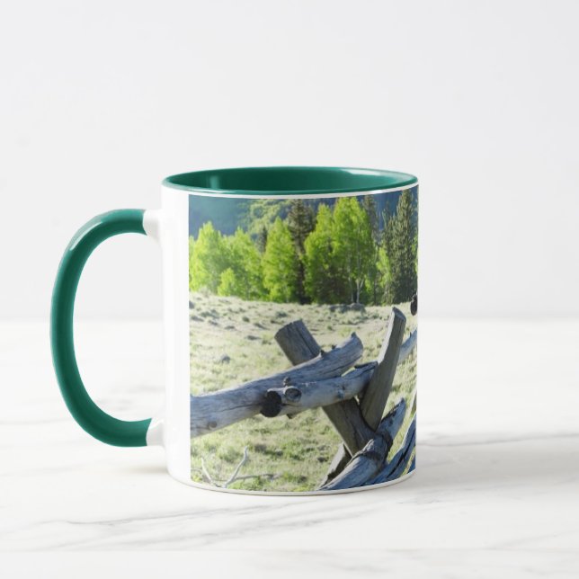 Tasse Fenceline en bois (Gauche)