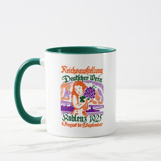 Tasse Festival allemand du vin 1925 (Gauche)